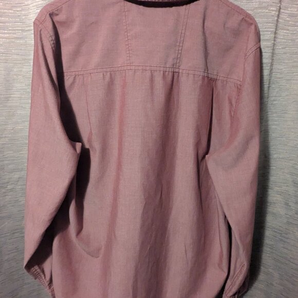 Men's North face long sleeve button - Picture 2 of 2